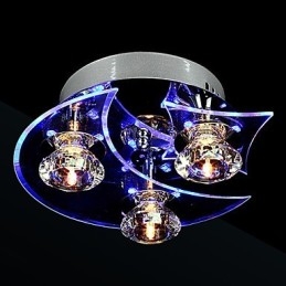 Lampadario moderno in cristallo Living 3 luci