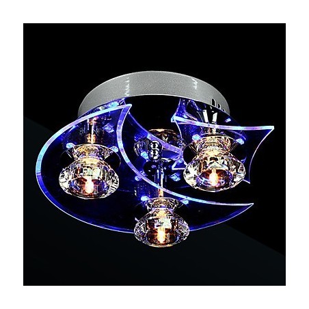 Lampadario moderno in cristallo Living 3 luci
