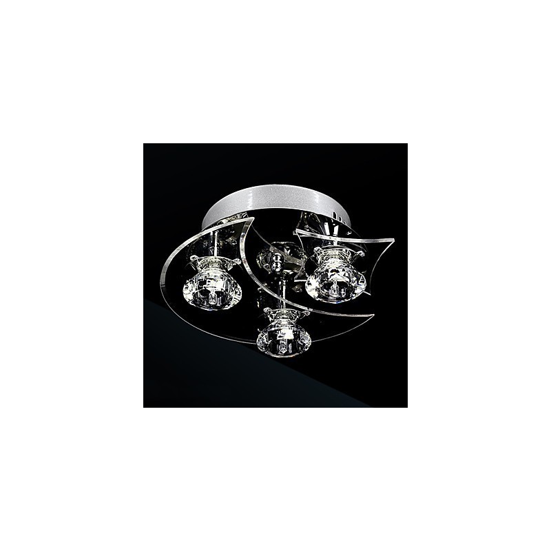 Lampadario moderno in cristallo Living 3 luci