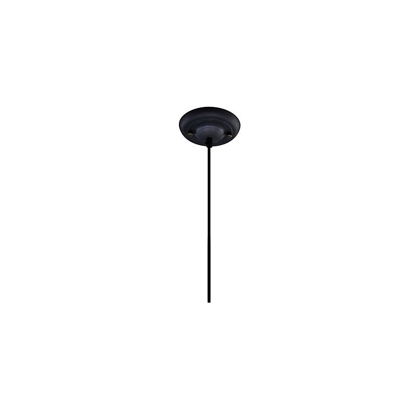 Lampada a sospensione classica vintage retrò in metallo e vetro trasparente 3 luci