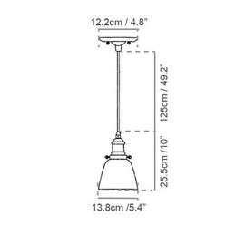 Lampada a sospensione classica vintage retrò in metallo e vetro trasparente 3 luci