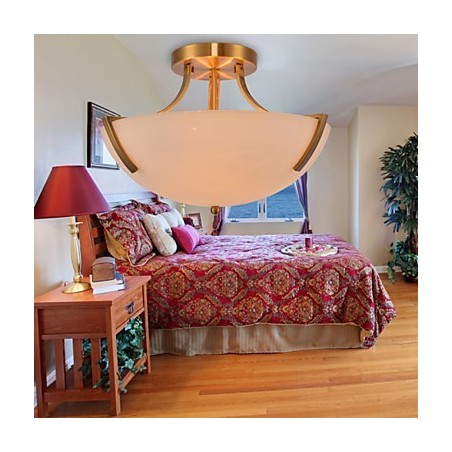 Lampada a sospensione rustica Lodge vintage mini in metallo dipinto, 3 luci E26/E27
