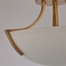 Lampada a sospensione rustica Lodge vintage mini in metallo dipinto, 3 luci E26/E27