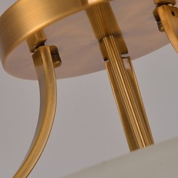 Lampada a sospensione rustica Lodge vintage mini in metallo dipinto, 3 luci E26/E27