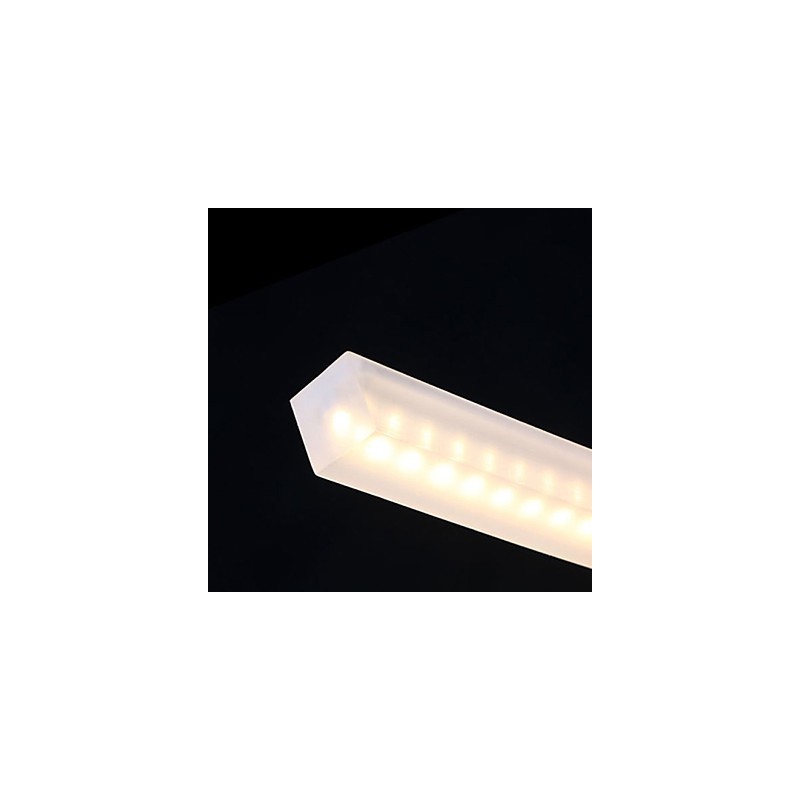 Lampada a sospensione LED moderna contemporanea cromata