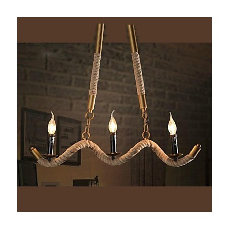 Lampadario a lanterna vintage retrò classico in metallo elettroplaccato
