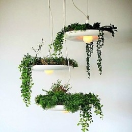 Lampada da terra nordica creativa in alluminio e lanterna per giardino senza base