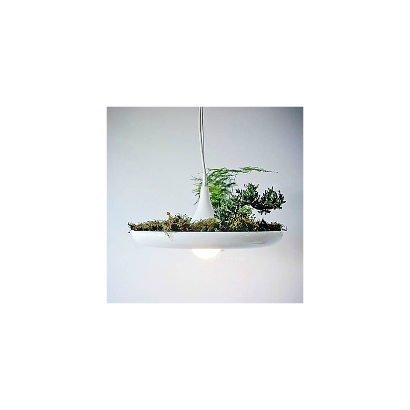 Lampada da terra nordica creativa in alluminio e lanterna per giardino senza base