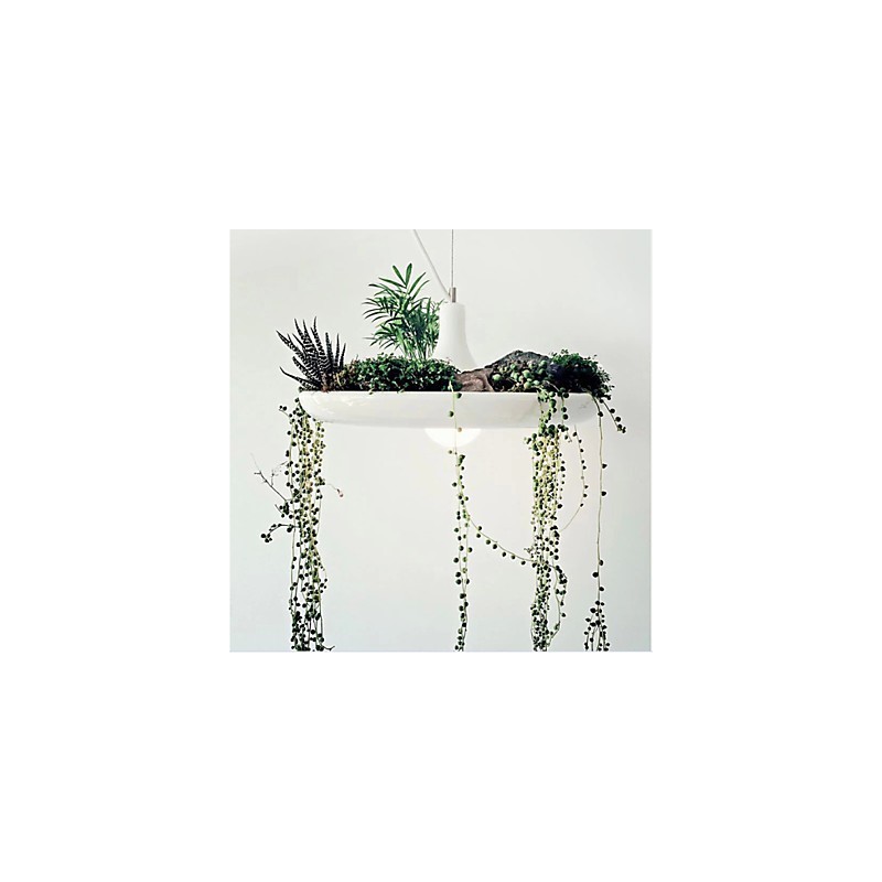 Lampada da terra nordica creativa in alluminio e lanterna per giardino senza base