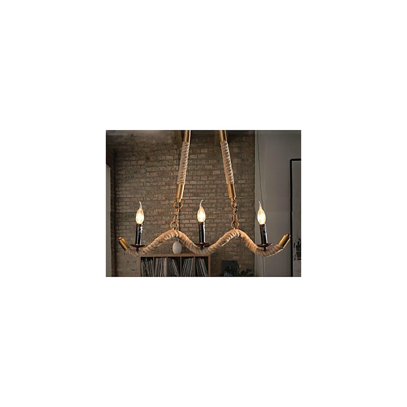 Lampadario a lanterna vintage retrò classico in metallo elettroplaccato