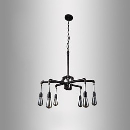 Lampada a sospensione retrò in metallo effetto caffè