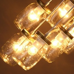 Lampada a sospensione creativa in vetro per bambini, 3 gocce