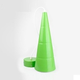 Lampada a sospensione LED moderna in metallo con globo dipinto