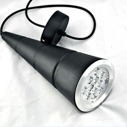 Lampada a sospensione LED moderna in metallo con globo dipinto