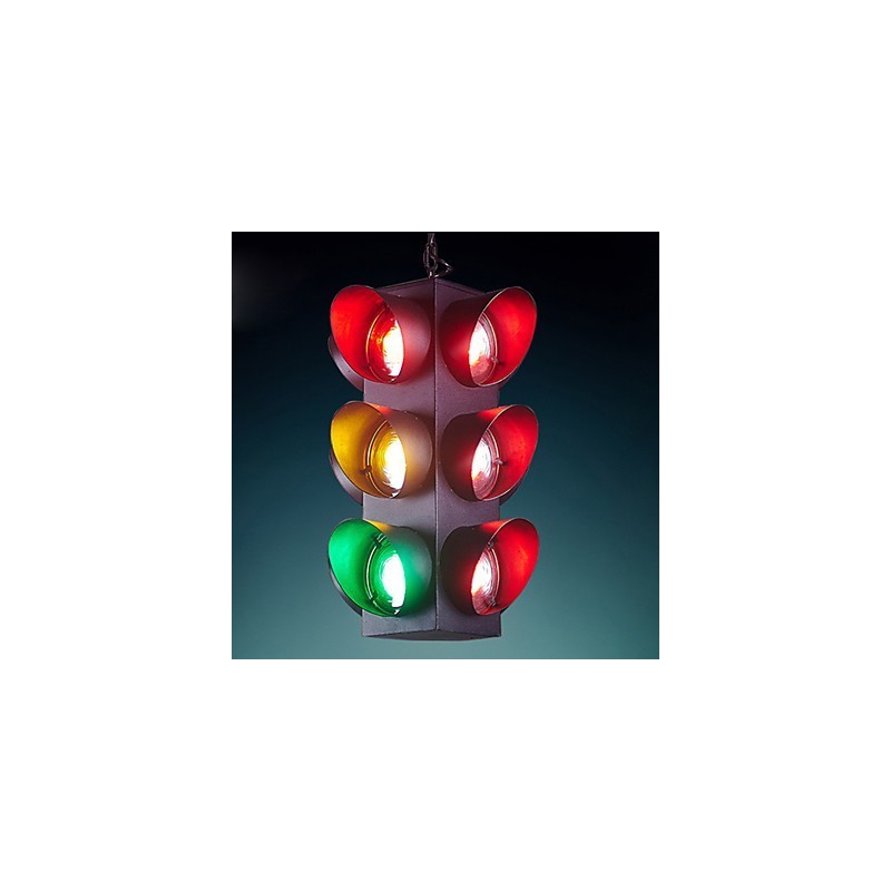 Lampada a sospensione LED Rustic Lodge in metallo verniciato