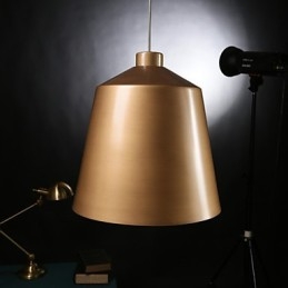 Lampadario a sospensione retrò industriale in ottone antico stile loft