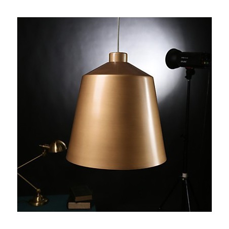 Lampadario a sospensione retrò industriale in ottone antico stile loft