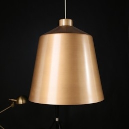 Lampadario a sospensione retrò industriale in ottone antico stile loft