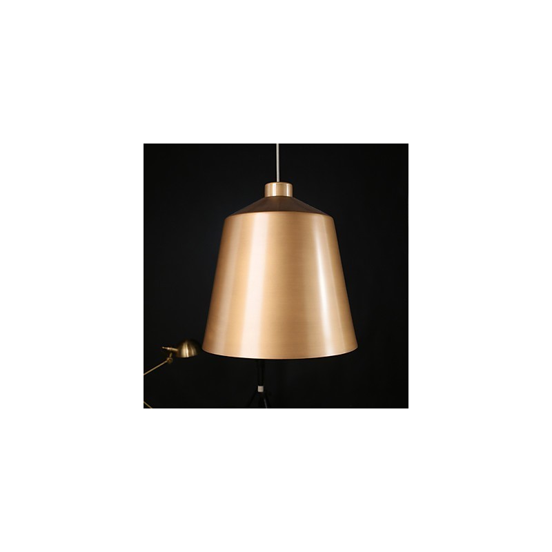 Lampadario a sospensione retrò industriale in ottone antico stile loft