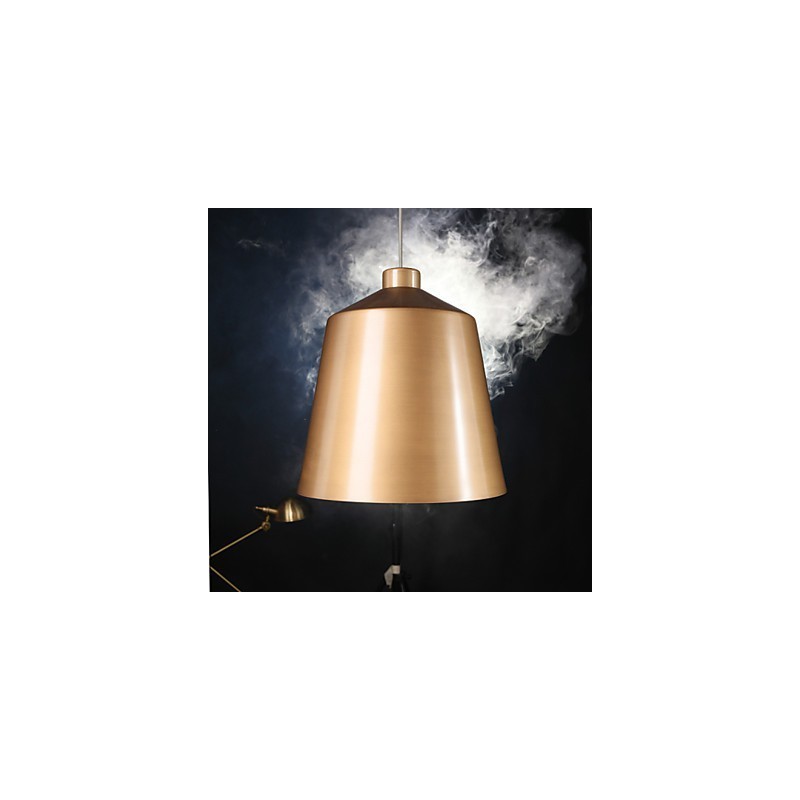 Lampadario a sospensione retrò industriale in ottone antico stile loft