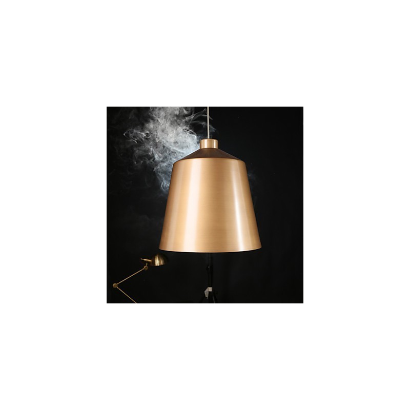Lampadario a sospensione retrò industriale in ottone antico stile loft