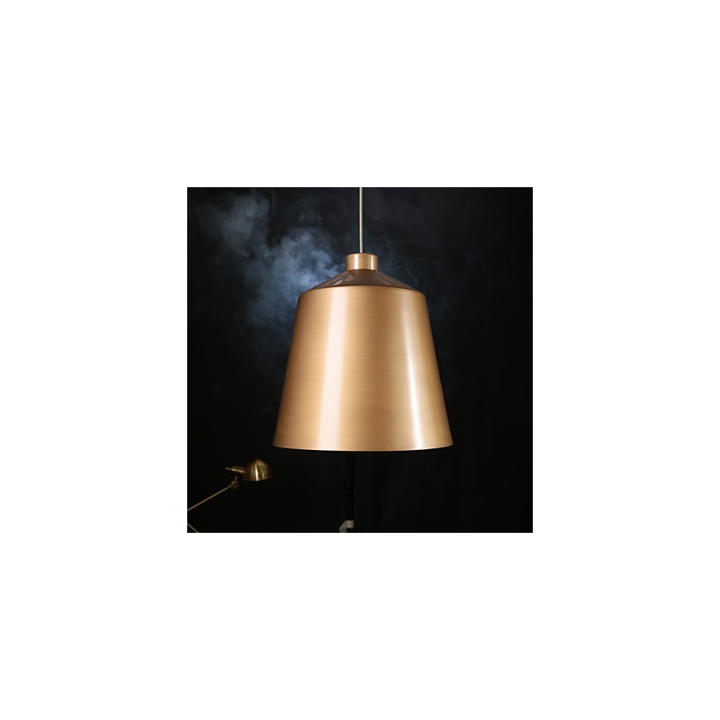 Lampadario a sospensione retrò industriale in ottone antico stile loft
