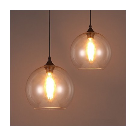 Lampada a sospensione nordica creativa in metallo, testa singola, 1 lampadina, Droplight