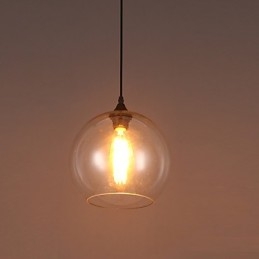 Lampada a sospensione nordica creativa in metallo, testa singola, 1 lampadina, Droplight
