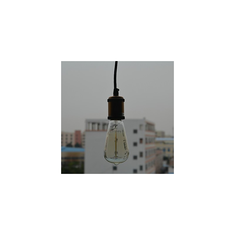 Lampada a sospensione in metallo stile country con finitura pitturata