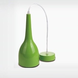 Lampada a sospensione globo in metallo dipinto moderna