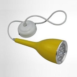 Lampada a sospensione globo in metallo dipinto moderna