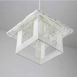 Lampada a sospensione Cany Arte in vetro a goccia piccola con uccellino in gabbia, 1 luce