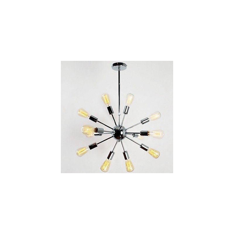 Lampadario in metallo elettroplaccato stile candela