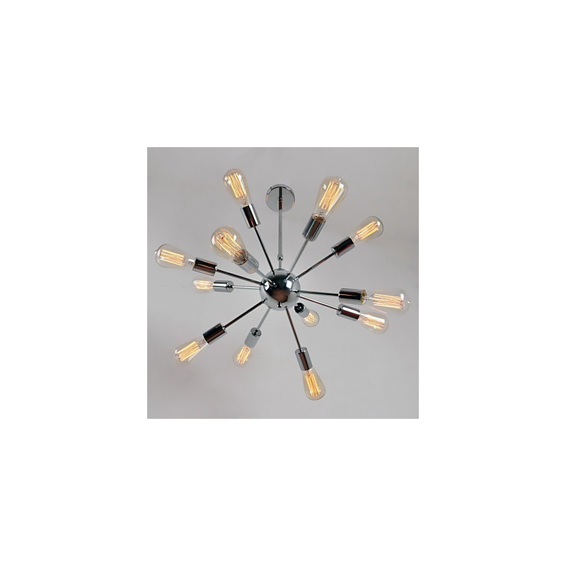 Lampadario in metallo elettroplaccato stile candela