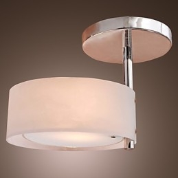 Lampadario a filo moderno contemporaneo in metallo cromato mini