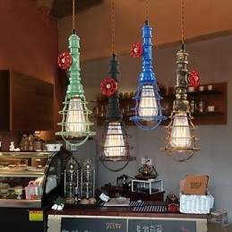 Lampada a sospensione retrò industriale americana