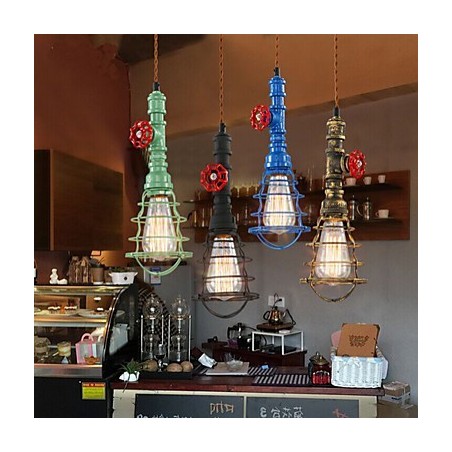 Lampada a sospensione retrò industriale americana