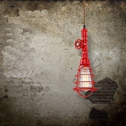 Lampada a sospensione retrò industriale americana