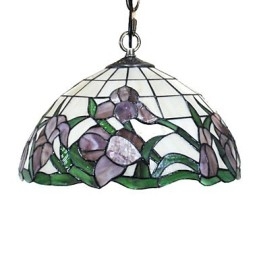 Lampada a sospensione Bowl Mini in bronzo con paralume in vetro multicolore