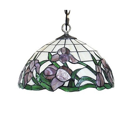 Lampada a sospensione Bowl Mini in bronzo con paralume in vetro multicolore