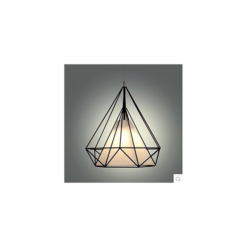 Lampada a sospensione retrò americana a 1 luce, diametro 38 cm, E26/E27