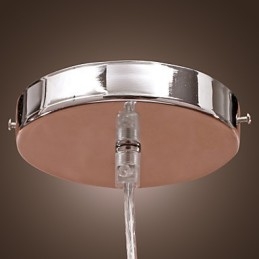 Lampada a sospensione mini moderna e contemporanea globo retrò dipinto bianco acrilico