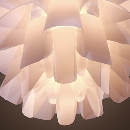 Lampada a sospensione mini moderna e contemporanea globo retrò dipinto bianco acrilico