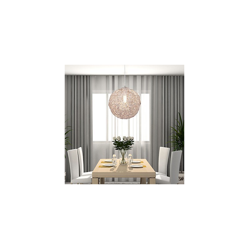 Lampada a sospensione globo moderna Mini Style cromata