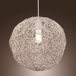 Lampada a sospensione globo moderna Mini Style cromata