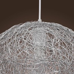 Lampada a sospensione globo moderna Mini Style cromata