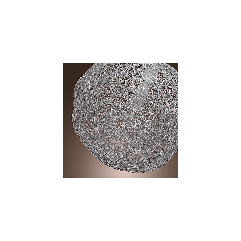 Lampada a sospensione globo moderna Mini Style cromata