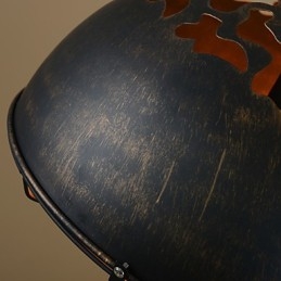 Lampada a sospensione in metallo retrò classica, 1 livello, E26/E27, catena regolabile