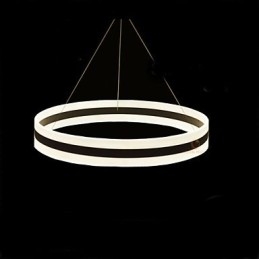 Lampada a sospensione LED rotonda in acrilico 50W, 120 cm, 100-240 V