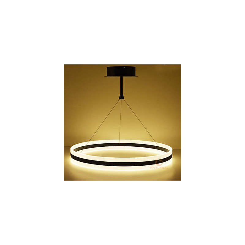 Lampada a sospensione LED rotonda in acrilico 50W, 120 cm, 100-240 V